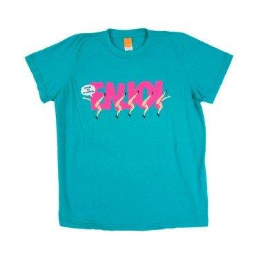 Imagem de Enjoi Camiseta de manga curta Cancan, turquesa, média
