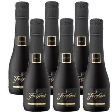 Imagem de Kit 6 Miniatura Freixenet Cordon Negro Brut 200ml