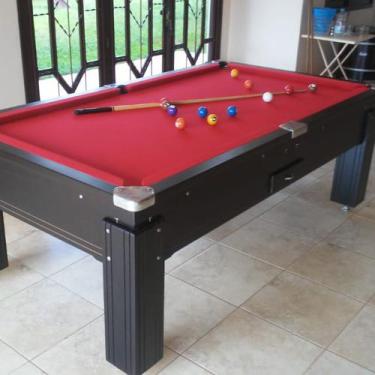 Imagem de Mesa de Sinuca e Bilhar Gaveta Madeira Maciça Carlin Bilhares Superfíc