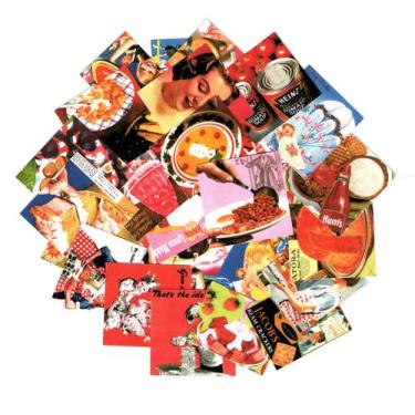 Imagem de Adesivos Decorativos Scrapbook Planner 45 Peças Propagandas - Doce Ter