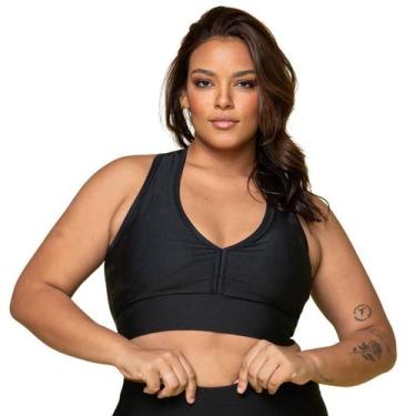 Imagem de Top Fitness Academia Nadador Com Bojo Feminino Plus Size - Conceitual 