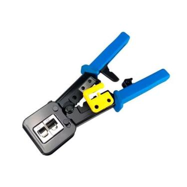 Imagem de Alicate de Crimpar RJ45, RJ12 e RJ11 Azul - IT-Blue