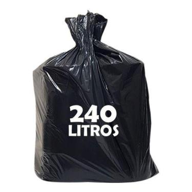 Imagem de Saco De Lixo 240 Litros Super Reforcado 100 Unidades Lx240 - HIGIPACK