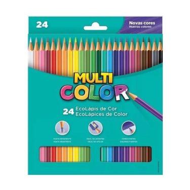Imagem de Lápis de Cor com 10/ 12/ 24 e 36 Cores - Multicolor / WX GIFT - Faber-