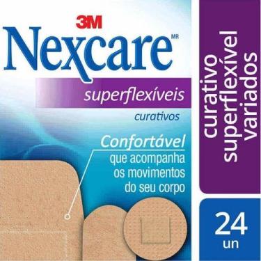 Imagem de Curativo Nexcare Superflexiveis Variados 24 Unidades 3M