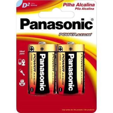 Imagem de Pilha Alcalina 1,5V D (C/2 Pilhas) Panasonic - CAR / 2