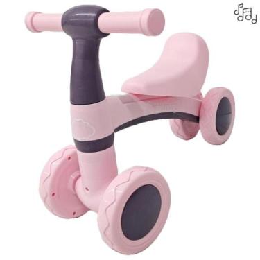 Imagem de Quadriciclo Infantil de Equilibrio Rosa Com  Luz e Som! - Queen Shop