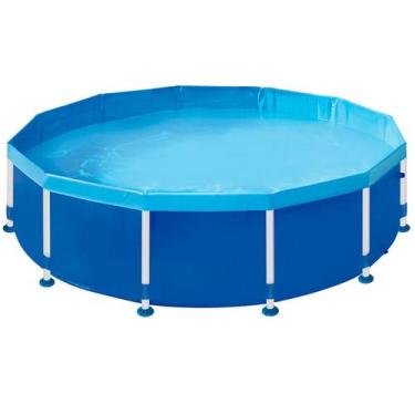 Imagem de Piscina 5500 Litros Redonda Estrutural Grande Mor Armação