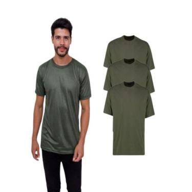 Imagem de Kit 3 Camisetas Lisas Básicas Manga Curta 100% Poliester - Sunset, GG,