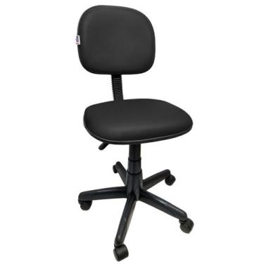 Imagem de Cadeira Secretaria Giratória De Escritório Com Regulagem de Altura Pre