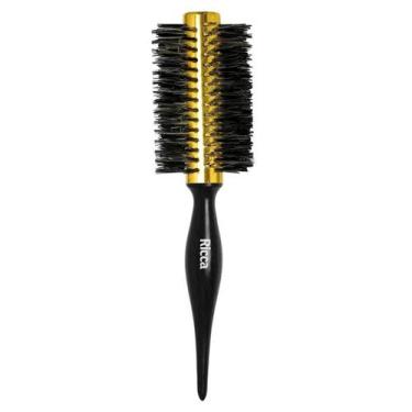 Imagem de Escova De Cabelo Ricca Salon Black Metal 23 293