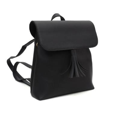 Imagem de Mochila Feminina Mochilinha Compacta Espaçosa Fashion Estilosa - A L C