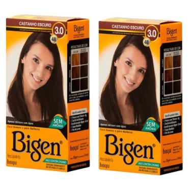 Imagem de Kit 2 Tintas Tintura Coloração Em Pó Bigen - Selecione A Cor - Cless, 