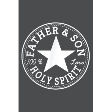 Imagem de 100 pct Love ! Father Son Holy Spirit - holy Bible: Notebook A5 size (6 inch wide x 9 inch high)