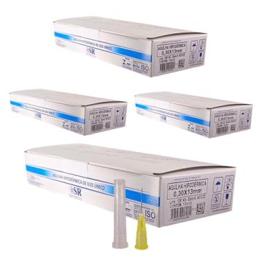 Imagem de KIT 400UN AGULHA 13X0,30MM 30G PARA HIDROLIPOCLASIA SR