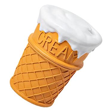 Imagem de Tamborete de Comida Simulado Resina Macia Retro Divertido Decorativo Baixo Sapato Trocando Casa (Sorvete)