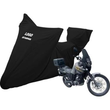 Imagem de Capa Para Motocicleta Yamaha Xt 660 Z Ténéré Com Bauleto (Preto)