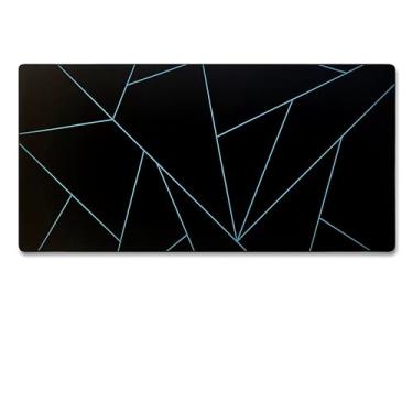 Imagem de The Gamer Plug – Apoio de pulso para teclado de jogos – Preto – Bordas costuradas, Blue Shards, Mega