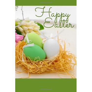 Imagem de Happy Easter: Easter Blank Lined Composition Notebook Journal Gift for Easter for Mom, Dad, Friends and Family