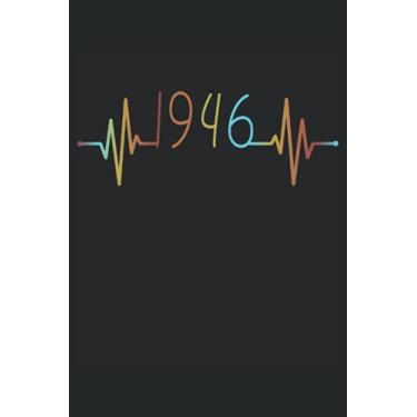 Imagem de Herzschlag Geburtstag Geboren 1946 Jahr Jahrgang Heartbeat Frequenz: RÄTSELBUCH - 100x SUDOKU MEDIUM - Lustiges Herzlinie Geburtstags Geschenk, ... Rätsel, Notiz, Buch, Gehirnjogging, Logik