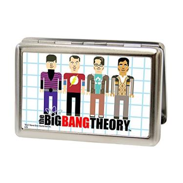 Imagem de Buckle-Down Porta-cartão de visita - desenho dos personagens The BIG BANG THEORY - Grande