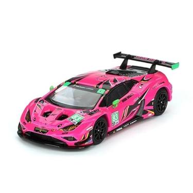 Imagem de Diecast Collectibles Model Car Compatible with Mini GT 1:64 Lamborghini Huracan GT3 EVO2#83 Iron Dames IMSA 2023 Daytona 24 Hrs MGT00772