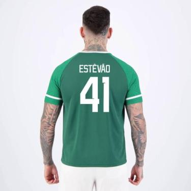Imagem de Camisa Palmeiras Verdão Estêvão 41 Escudo Verde - Betel, P