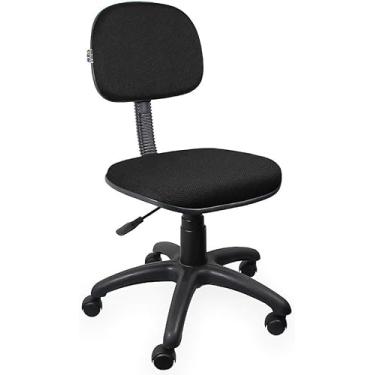 Imagem de Cadeira Secretária Jserrano Preto – Conforto e Mobilidade para Escritório, Sala de Reunião ou Uso Doméstico - Escritex