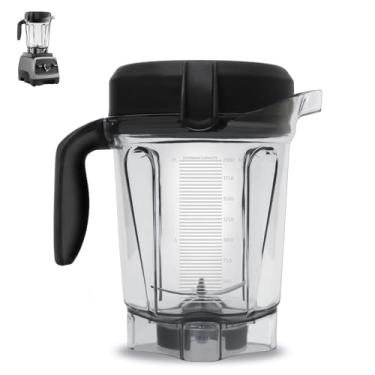 Imagem de Para jarra de liquidificador Vitamix, 1,8 g de perfil baixo para substituição vitamix adequada para 5000 5200 6300 7500 VM0158a VM0197, para recipientes vitamix G/Classic C/Commercial/Explorian etc