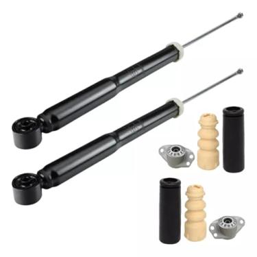 Imagem de PAR DE AMORTECEDOR TRASEIRO + KIT BATENTE E COIFA + COXIM CROSSFOX 2005/...SPACECROSS 2012/...