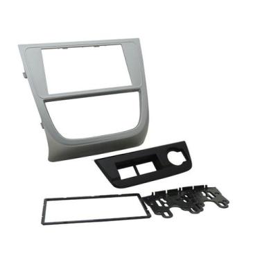 Imagem de Moldura 2 Din Volks Saveiro Cross G5 - Prata - Fiamon