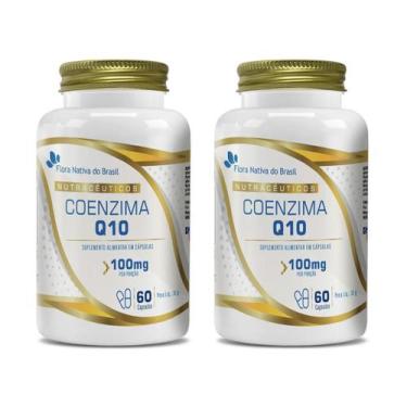Imagem de Kit 2x CoenzimaQ10 100mg 60 cápsulas Flora Nativa