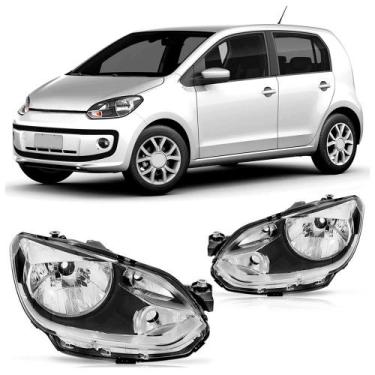 Imagem de Farol Dianteiro UP! Tsi 2014 A 2017 Máscara Cromado - Automotive Impor