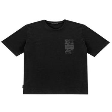 Imagem de Camiseta Masculina Plus Size Diametro Malha Listrada Cor:;Tamanho:G3;Gênero:Masculino-Masculino