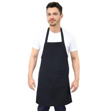 Imagem de Avental Brim Plus Size com Bolso