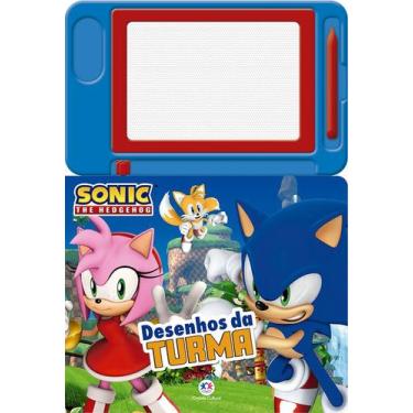 Imagem de Livro - Sonic - Desenhos da Turma