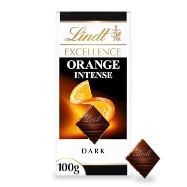 Imagem de Chocolate Amargo com Pedaços de Laranja e Lascas de Amêndoas Excellence Caixa 100g Lindt