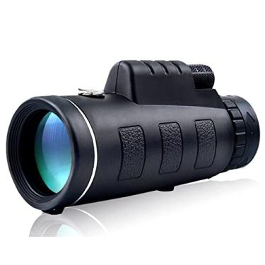 Imagem de Telescópio monocular HD, monocular, 40 x 60, à prova d'água, lente de visão noturna, monóculos, com clipe de telefone, tripé telescópico para viagens, visualização da vida selvagem