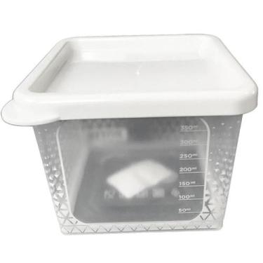 Imagem de Pote com Tampa Vasilha 350ml Mantimentos Alimentos Potte Premium Freez