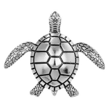 Imagem de Shejuety Broche de tartaruga feminino requintado com design exclusivo de concha texturizada adequado para lenços de botão, crachás de botão, lapelas, saias de agulha, tecidos, chapéus, bolsas e outros