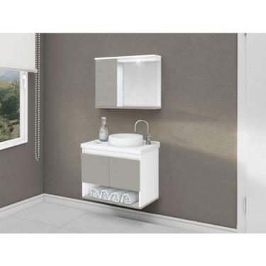 Imagem de Conjunto de Banheiro Rorato Bergamo, Gianduia, 63,5 cm