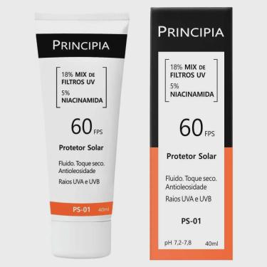 Imagem de Protetor solar facial principia PS-01 fps 60 40ML