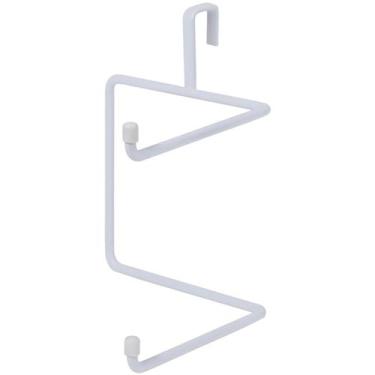 Imagem de Suporte Papel Higiênico Horizontal Curvy Em Aço Branco Bel - BEL FIX