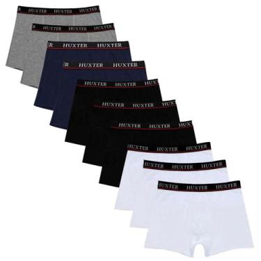 Imagem de Kit 10 Cuecas Masculinas Boxer Cotton Basic Huxter, Sortida, M