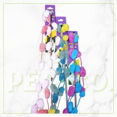 Imagem de Brinquedos para Gatos Varinha com Pelúcia Colorida Interativo - Pet&CO