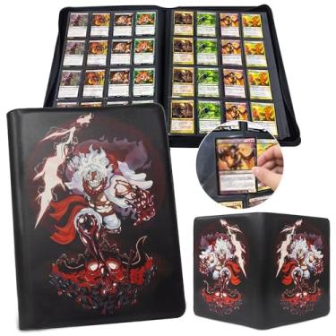 Imagem de WEST TUNE Pasta Para Cards Colecionáveis One Piece, 16 Bolsos Com 32 Capas Até 1024 Cards, Tcg Livro De Armazenamento À Prova D'Água Capas, Piece Estojo Exibição