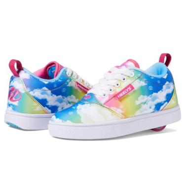 Imagem de HEELYS Tênis unissex infantil Pro 20 com salto com rodas, Multicolorido / rosa / branco, 5 Little Kid