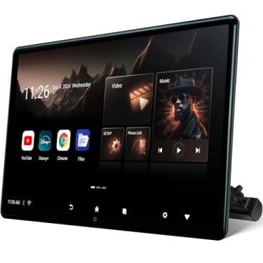 Imagem de Seventour Monitor De Encosto De Cabeça Para Carro, 15,6 Polegadas, 4K, Android 13, Para Sistema De Entretenimento Traseiro, Suporte Para Telefone, Sem Fio, Com Tela Sensível Ao Toque, Com Wifi/Bluet