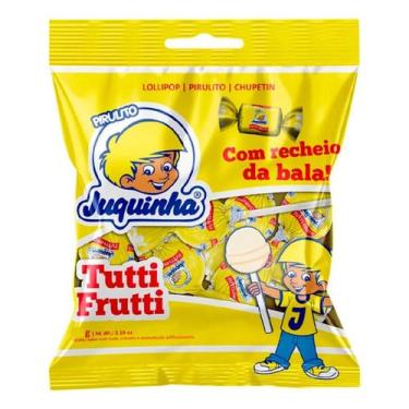 Imagem de 1 Pacote De Pirulito Bola Tutti Frutti Juquinha - 550g - juquinnha