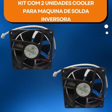 Imagem de 2 Und Microventilador Cooler Máquina De Solda 70x70x25mm 24v - Cooler 